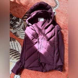 Athleta Women's Quilted Puffer Jacket - Rich Burgundy